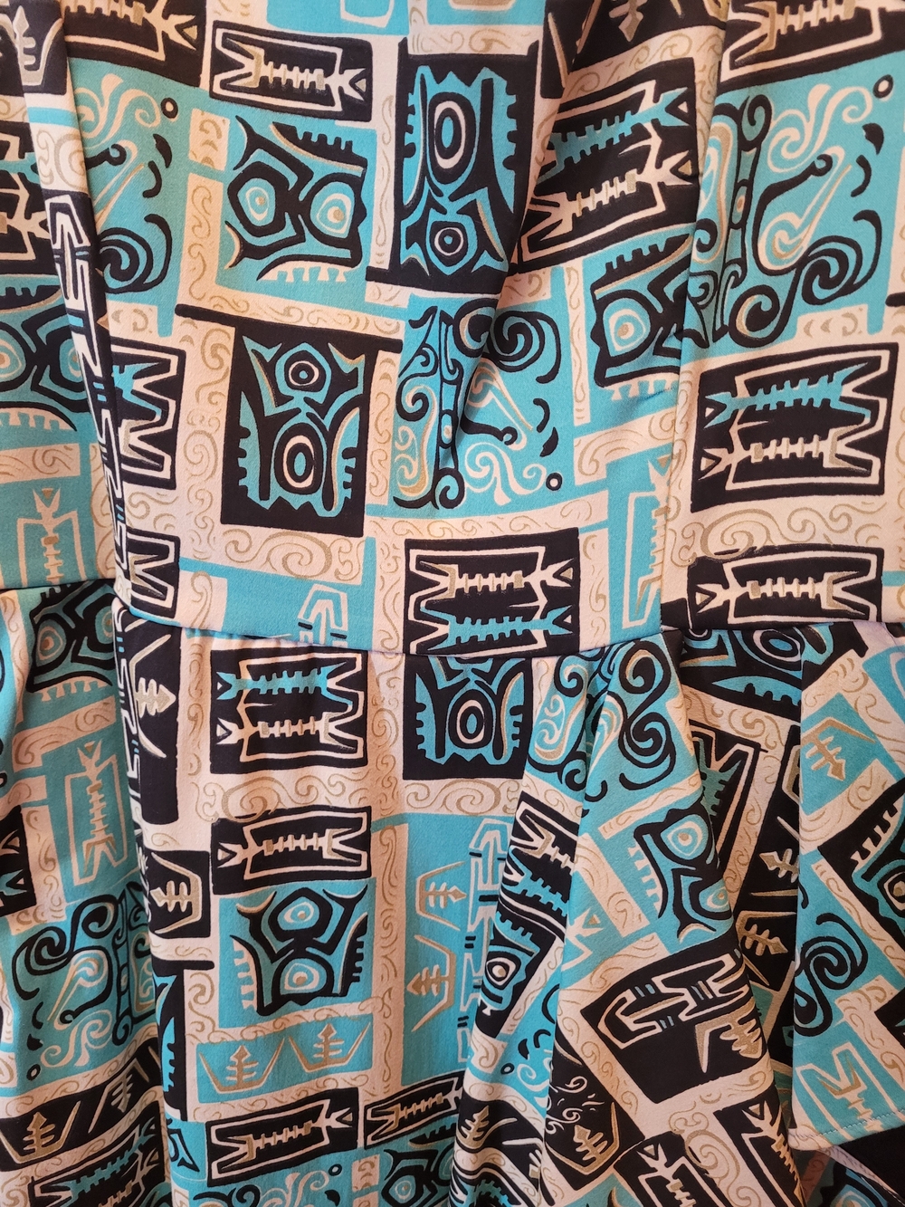 PinUp Girl Clothing Sir Charles Pheonix Tiki Dress - Picture 5 of 9